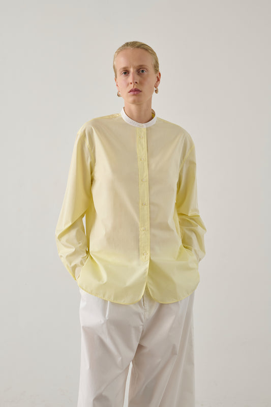 Chemise Bermudes - Jaune Vif - Coton - Femme