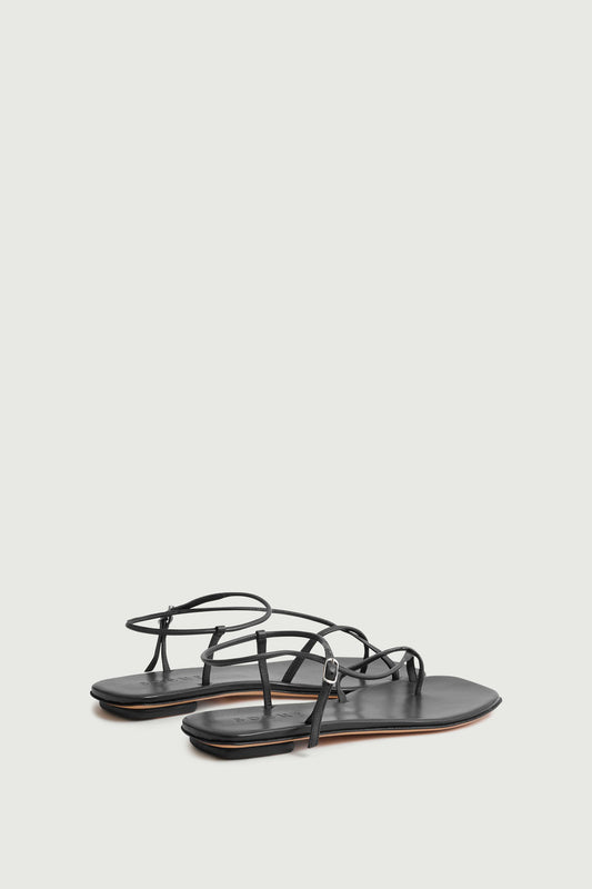 Sandales Rosalie - Noir - Cuir - Femme