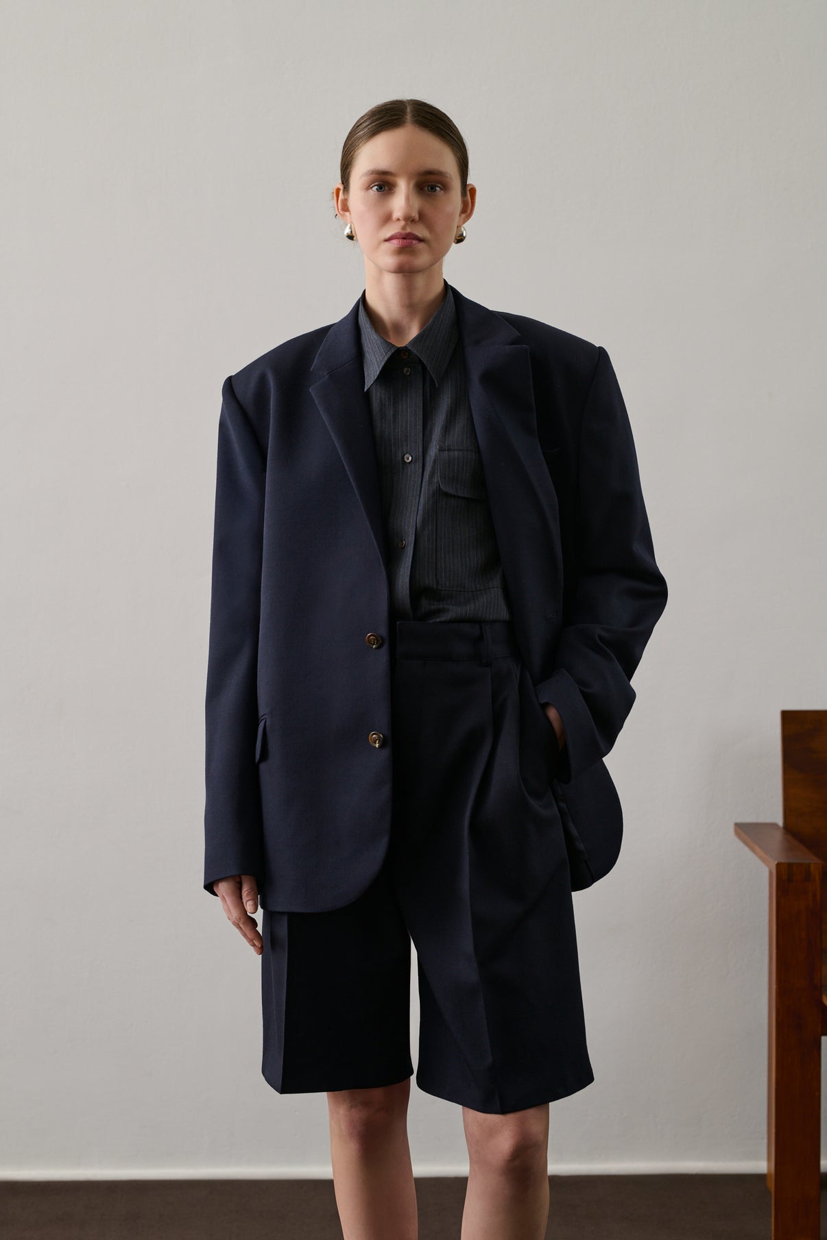 Chemise Filipa - Gris/Bleu - Femme vue 5