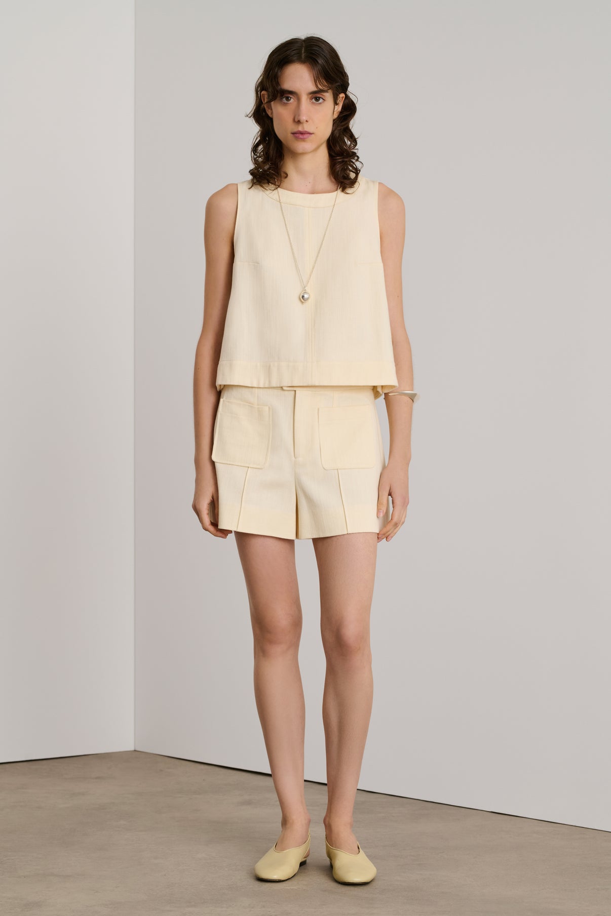 Top Pampa - Ecru - Coton - Femme vue 3