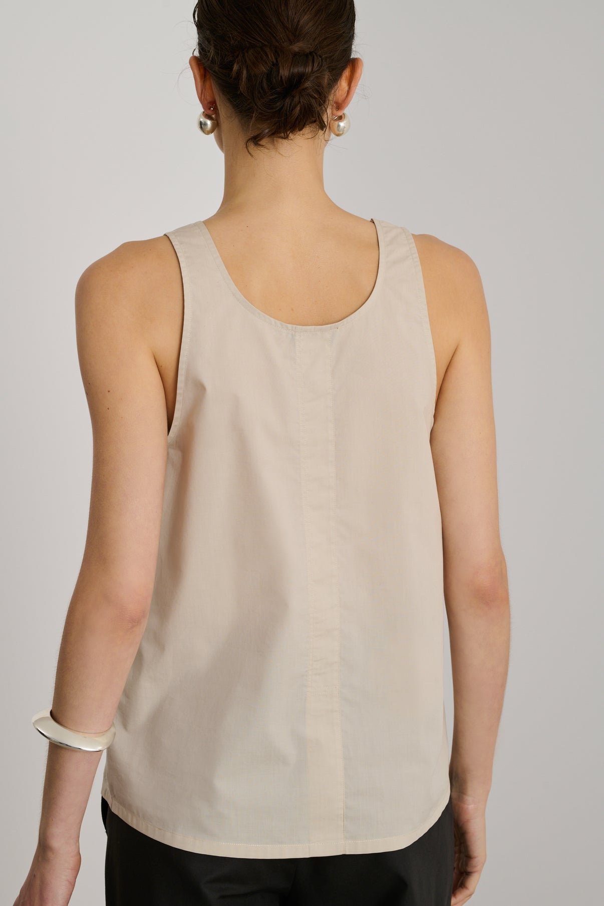 Débardeur Darren - Mastic - Coton - Femme vue 2