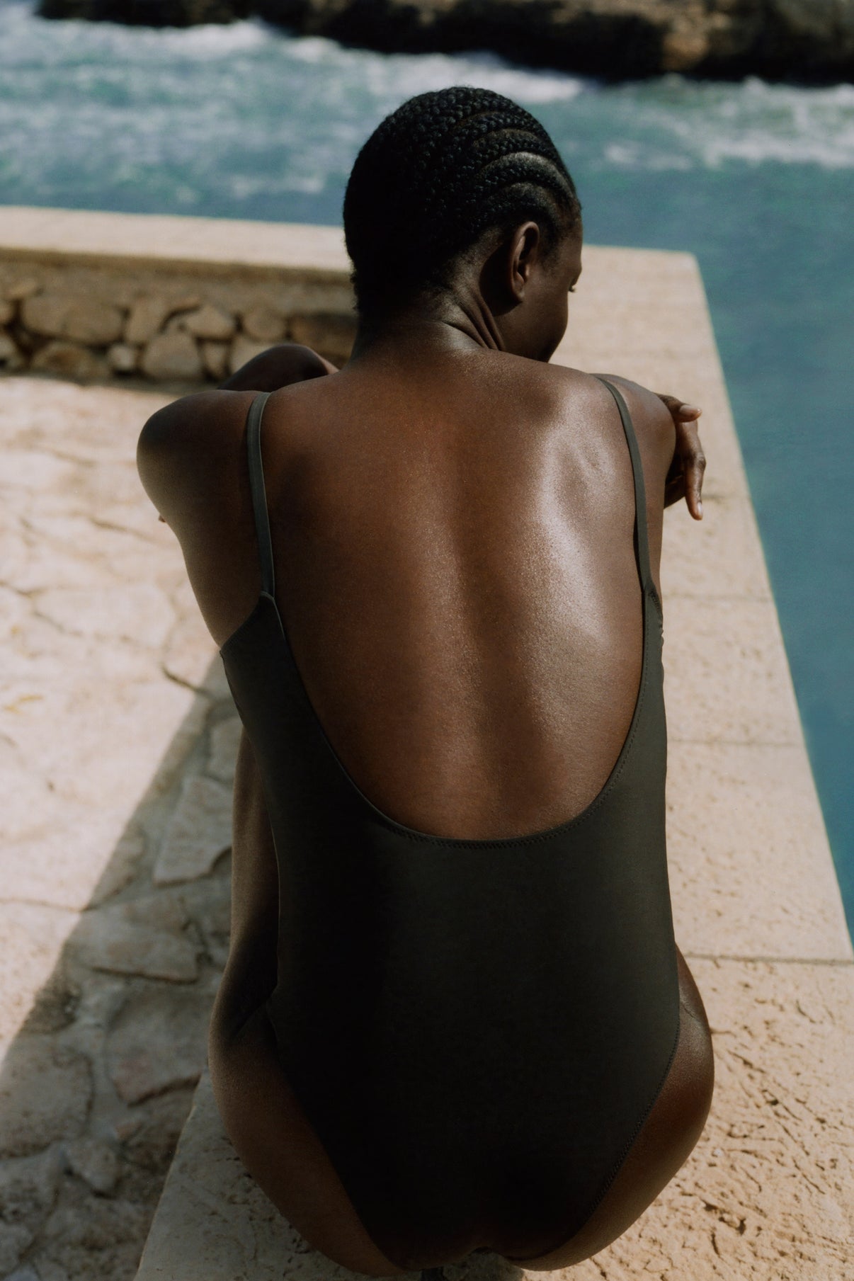 Maillot De Bain L'Intero Schiena Nuda - Chocolat - Femme vue 5